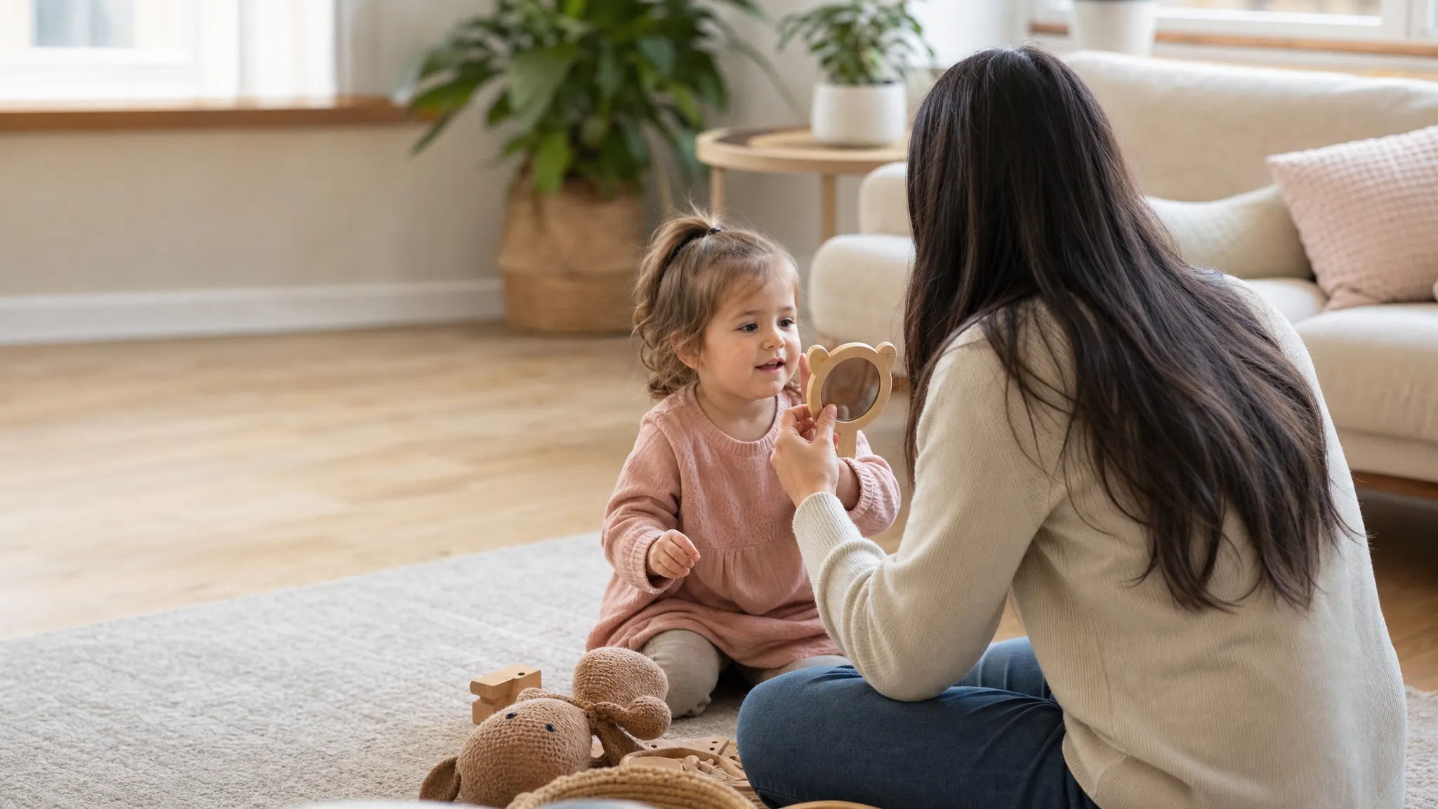 In-home pediatric speech therapy session in Darien, CT