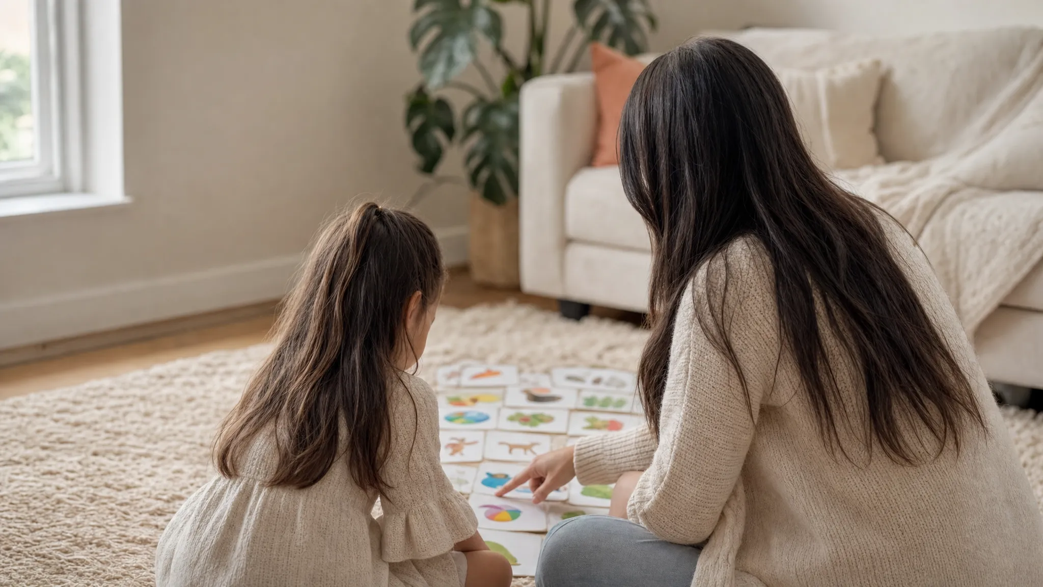 In-home pediatric speech therapy session in Westport, CT