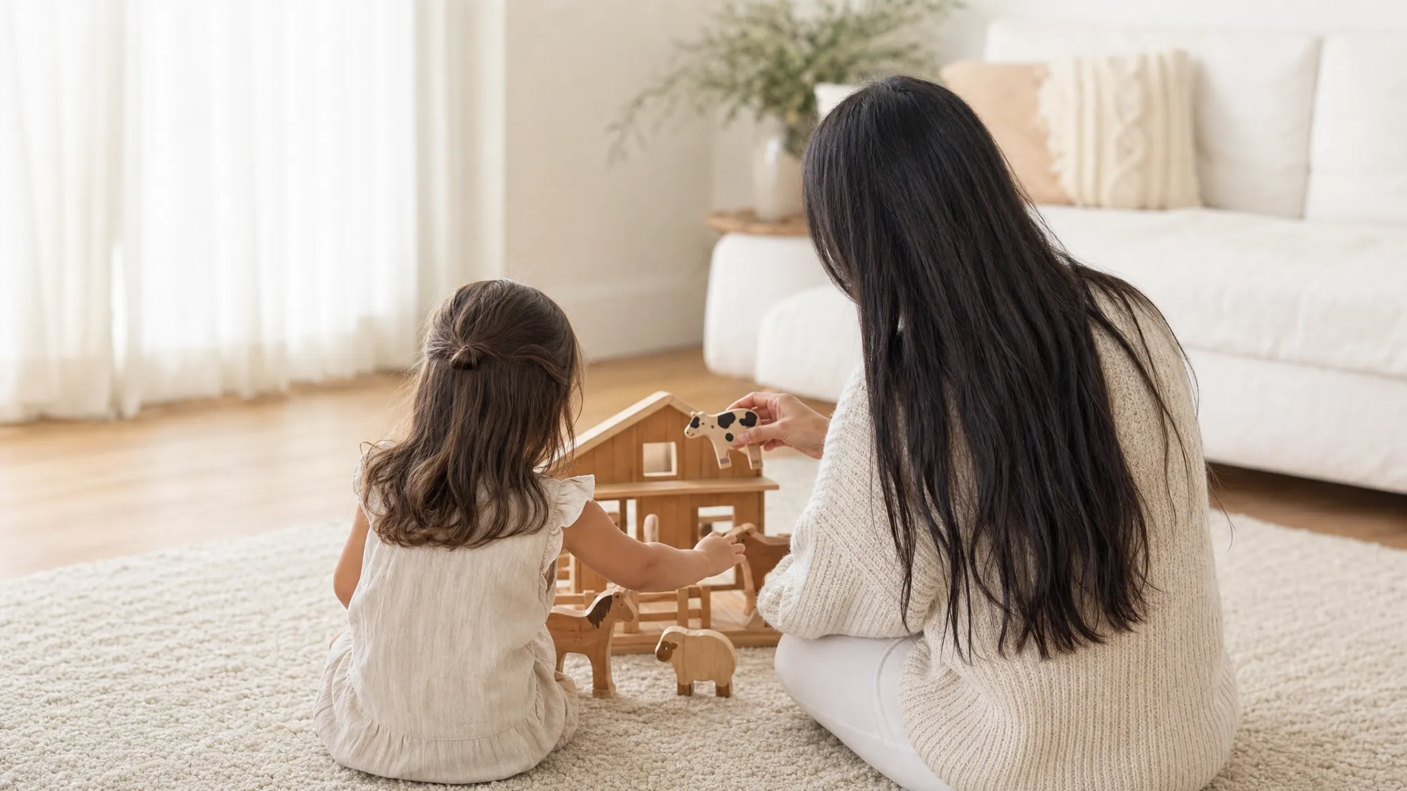 In-home pediatric speech therapy session in Wilton, CT